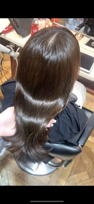 ミディアム カラー BEBE所属・ご新規様限定 透明感カラーKANAのヘアスタイル