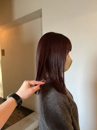 セミロング カラー 前川 華恋 / room3のヘアスタイル
