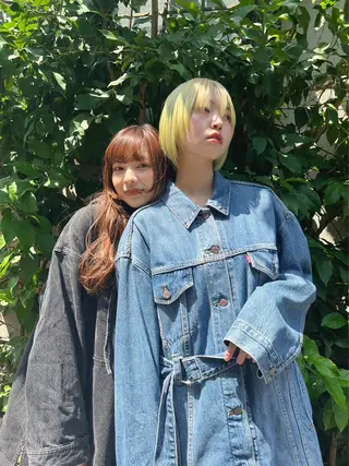 ミディアム カラー cirrus🕊 韓国ヘア♡山縣あかりのヘアスタイル