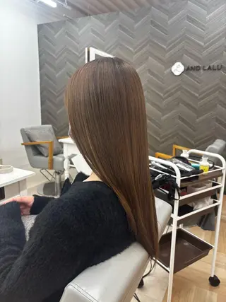 ロング カラー ワタセ ヒメカのヘアスタイル