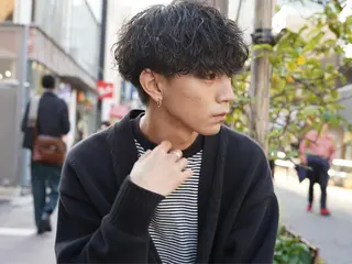 ショート パーマ メンズ fifth  SAKAE所属・SENTA✨メンズ パーマ✨fifth栄のヘアスタイル