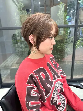 ショート カラー 長谷川 大貴のヘアスタイル