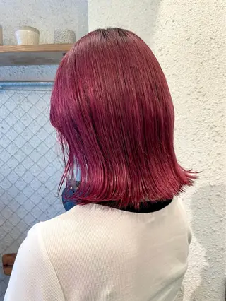 ミディアム カラー SALOWIN下北沢所属・hazuki 🌝のヘアスタイル