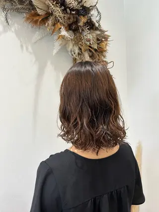 ミディアム パーマ コハマ ジュリのマツエク・マツパデザイン