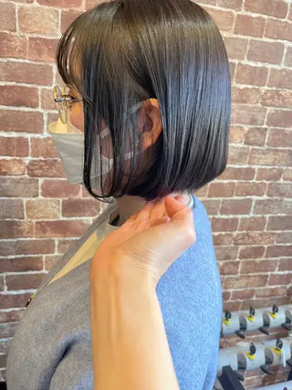ショート カラー パーマ ヘアアレンジ メンズ キッズ ネイル マツエク・マツパ アイブロウ times salon名駅所属・久木原 ゆりのヘアスタイル