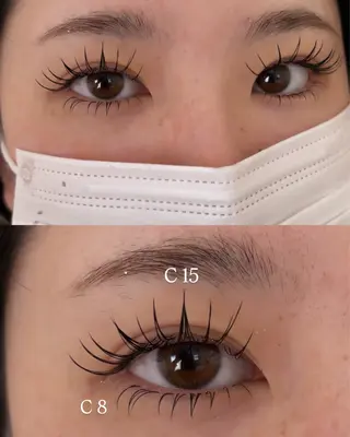 マツエク・マツパ princess 森 碧海のマツエク・マツパデザイン