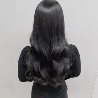 カラー ❄️冬の暗髪カラー ❄️透明感ヘアのヘアスタイル