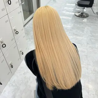 ロング カラー ダブルカラー 韓国レイヤーKYONのヘアスタイル