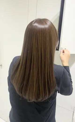 カラー ⟡.·*sayaka 🦋透明感カラーのヘアスタイル