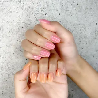 ミディアム カラー パーマ ヘアアレンジ メンズ キッズ ネイル マツエク・マツパ Salon Ｋのネイルデザイン