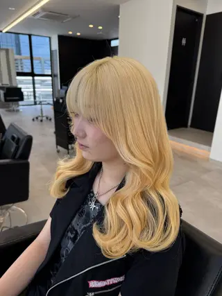 ロング カラー エクステ/透明感 韓国ヘア/KENTAのヘアスタイル