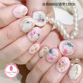 ネイル 💗🪽Tiary Nail🪽💗のネイルデザイン