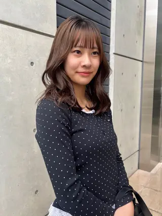 ミディアム 伊藤 優衣 /カットモデル名古屋のヘアスタイル