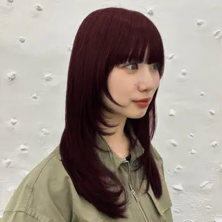 ロング カラー レイヤー/透明感/ 顔周り/kana🩰のヘアスタイル