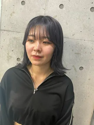 ミディアム HIKARI🐈‍⬛ レイヤー×デザインのヘアスタイル