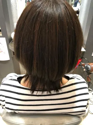 ショート カラー 髪質改善/透明感 カラー/内藤有須加のヘアスタイル