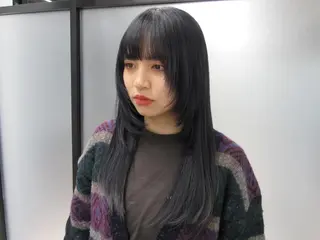 セミロング カラー 乾かすだけで美髪✨ 髪質改善専門/鈴木遼のヘアスタイル