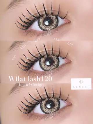 マツエク・マツパ ＲＥＢＥＳＴ 心斎橋店のマツエク・マツパデザイン