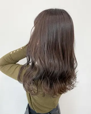 セミロング カラー ヘアアレンジ 【公式】amble luxe池袋東口🩷のヘアスタイル