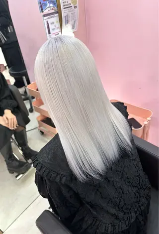 セミロング カラー ハイトーン支持率 No.1🦋KOKIのヘアスタイル