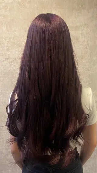 ロング カラー 羽エクステ/シール エクステ/横浜駅5分のヘアスタイル
