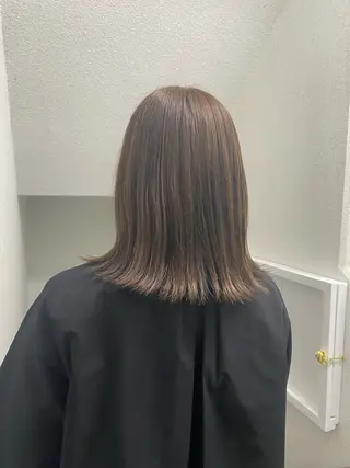 セミロング カラー BATON.あずみ /カラー/縮毛矯正のヘアスタイル