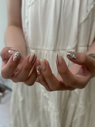 ネイル salon village所属・miku ニュアンス/個性派のネイルデザイン