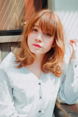 セミロング 【デザイナー】田中 美生のヘアスタイル