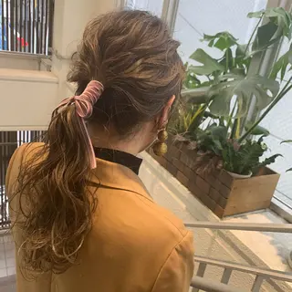 ヘアアレンジ CHIHO💚羽エク /マツエクのヘアスタイル