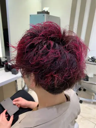 ショート カラー メンズ ケンジアネッタ Men'sのヘアスタイル