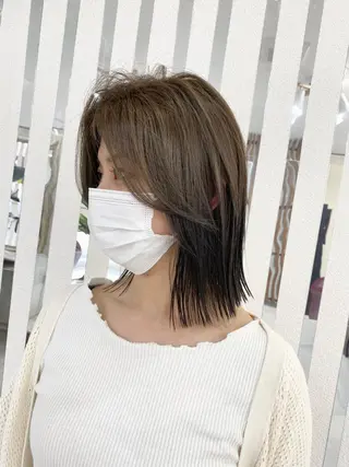 ミディアム カラー YURI ✨のヘアスタイル