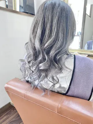 ミディアム カラー miel hair 新宿店 【ミエル ヘアー】所属・新宿西口から徒歩5分 石橋卓典のヘアスタイル