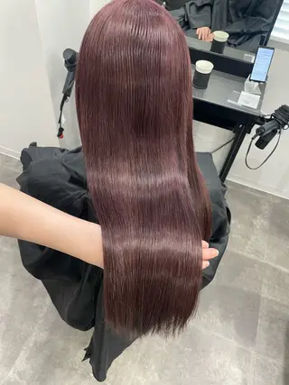 ロング カラー 🎀暖色/ラベンダー /paru🤍のヘアスタイル