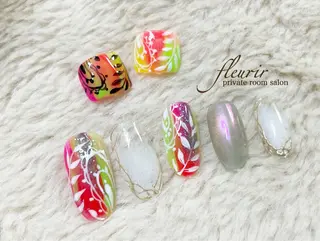 ネイル フルリール 【プライベートサロンのネイルデザイン