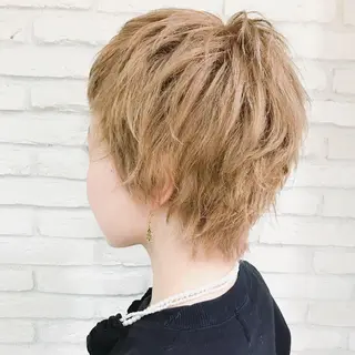 ショート カラー 横浜🍒ルーツカラー エクステ／RIEのヘアスタイル