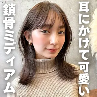 ミディアム カラー TOI所属・内野   龍海 / レイヤーカットのヘアスタイル