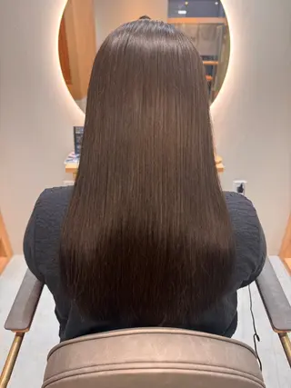 ロング カラー みな🫧艶カラー/ 髪質改善/前髪カットのヘアスタイル