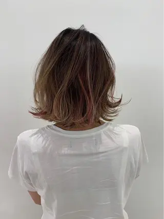 ミディアム カラー nubes所属・🌟高田 聖菜🌟のヘアスタイル