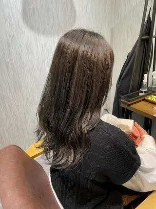 ロング カラー newiGRANDE 🌈萩原聖也のヘアスタイル