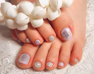 ネイル ラベンダー💖日暮里 ルル💖ネイルのネイルデザイン