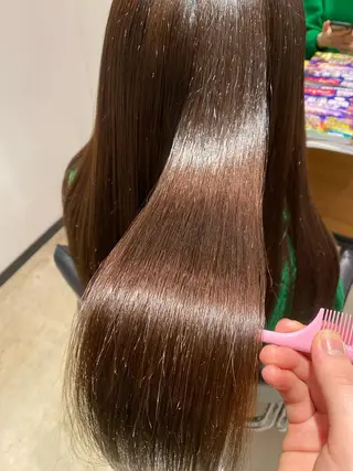 ロング 暖色艶カラー♥️ nagi♥️のヘアスタイル