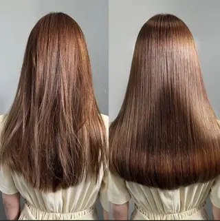 ロング youres hair恵比寿本店所属・縮毛矯正×レイヤー カット/飯田 輝のヘアスタイル