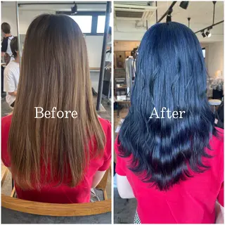 ロング カラー ムラ修正/ ハイトーン💖Riaのヘアスタイル