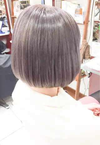ショート カラー モテ髪透明感❤️ デイズヘアカラーのヘアスタイル