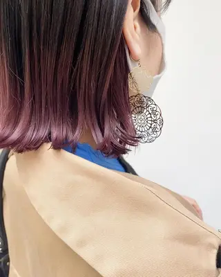 ショート カラー tonari 梅田、中崎町のヘアスタイル