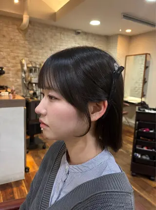 ショート レイヤー/顔周り/ 韓国ヘア🤍フウカのヘアスタイル