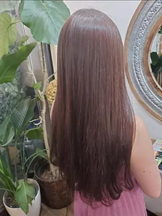 ロング カラー フリーランス所属・韓国ヘア レイヤー くびれヘアMATSUのヘアスタイル