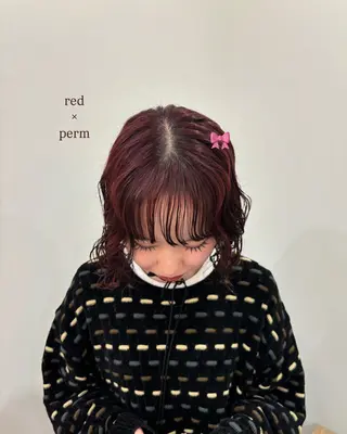 ショート カラー Ｆ.まひろ🎀 暖色カラー／ベージュのヘアスタイル