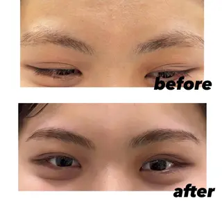 アイブロウ shoko/ 海外ガール風パーマのヘアスタイル