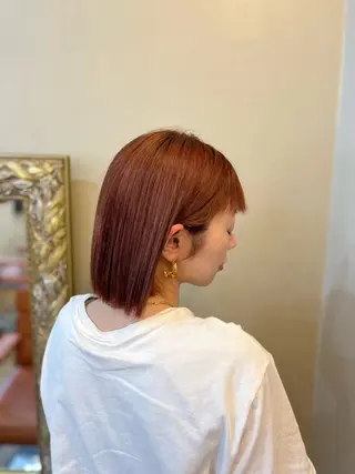 ミディアム ⚪️髪質改善 縮毛 店長 コウ⚪️のヘアスタイル